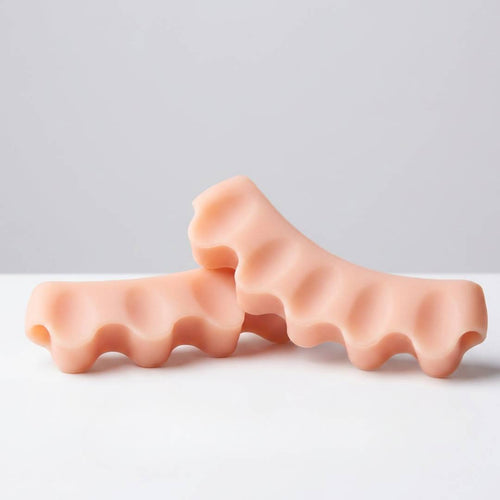 Pack de 2 Separadores de Dedos de Silicona Médica