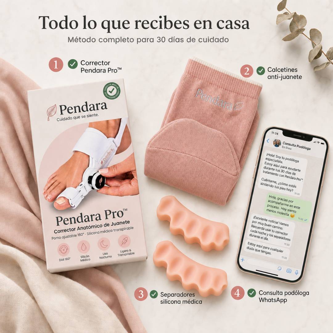 Vuelve a ponerte sandalias en 30 días — sin quirófano, sin dolor, desde tu sofá.